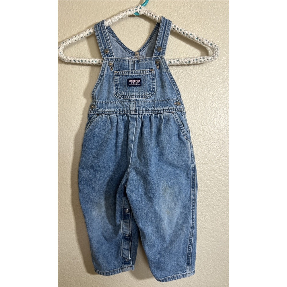 Vintage OSHKOSH B'GOSH‎ Overalls Denim 24 months